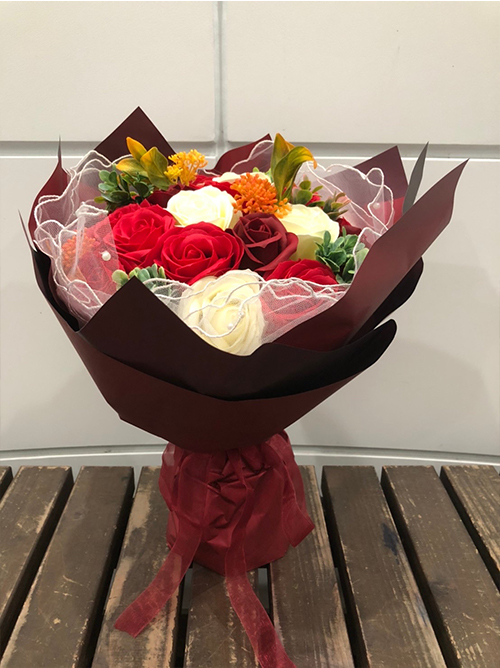 【ソープフラワー(シャボンフラワー)】ビタミンブーケ