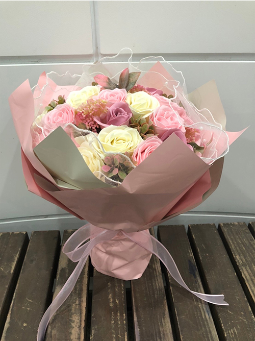 【ソープフラワー(シャボンフラワー)】キュートブーケ